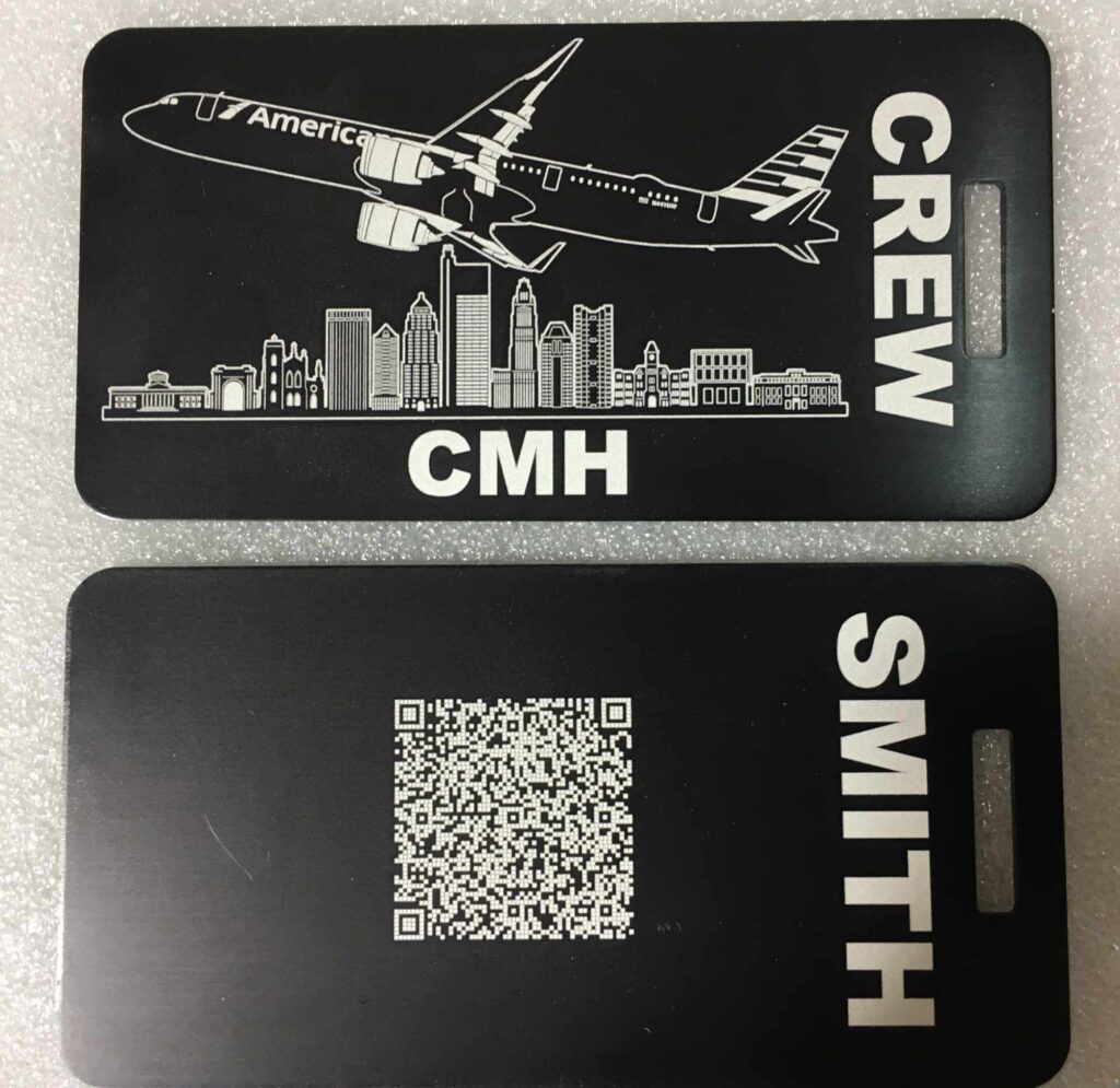 American Airlines luggage/bag tags – SS2Metal